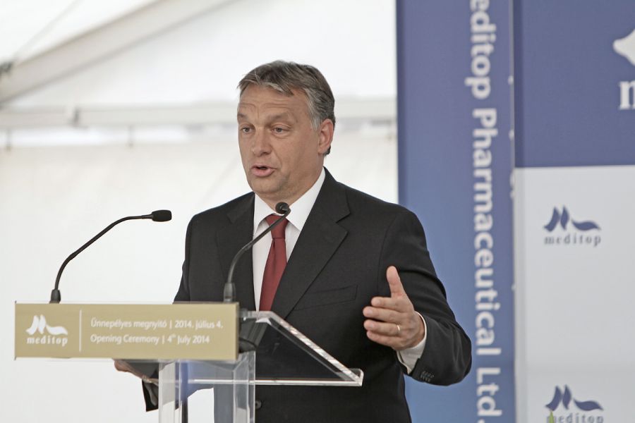 Orbán Viktor megnyitó ünnepségen