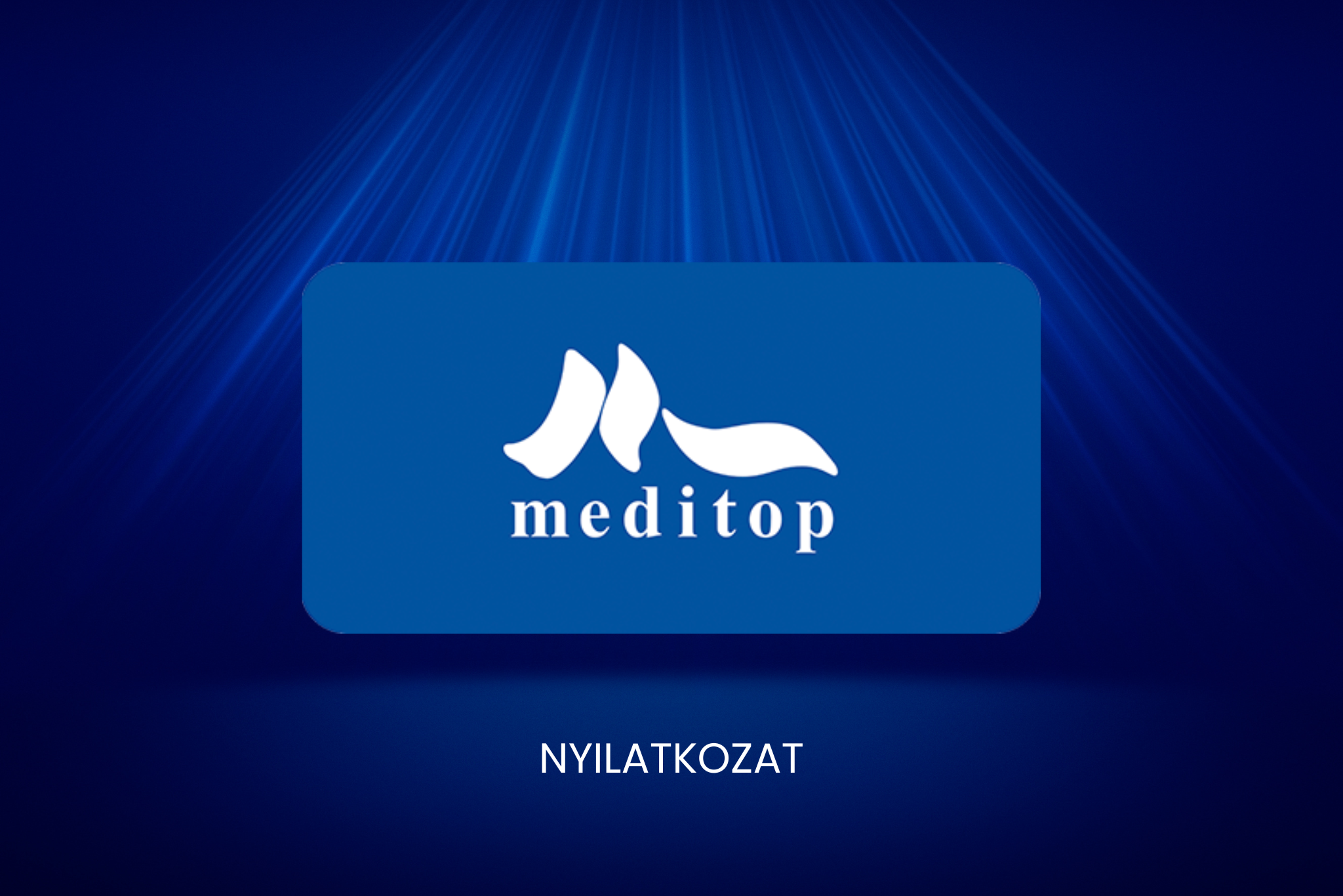 A MEDITOP csatlakozott a gyártói önkéntes árkorlátozáshoz